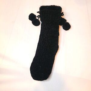 Jane and Bleeker Black Slipper Socks Never Worn